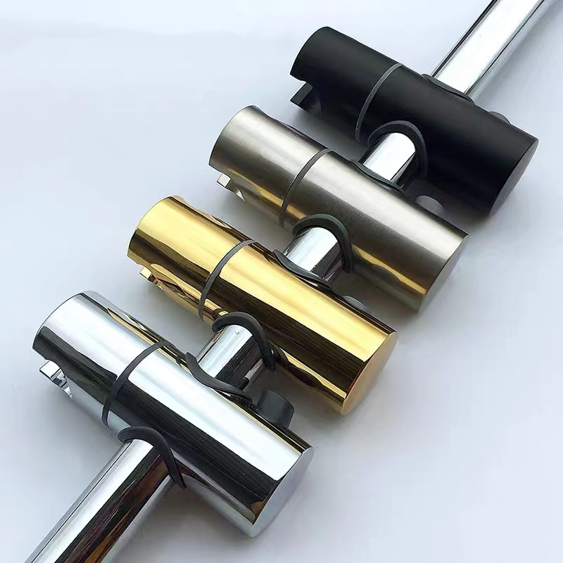 Shower Head Holders Black ABS  - Head Racket Boom ulasan dan harga