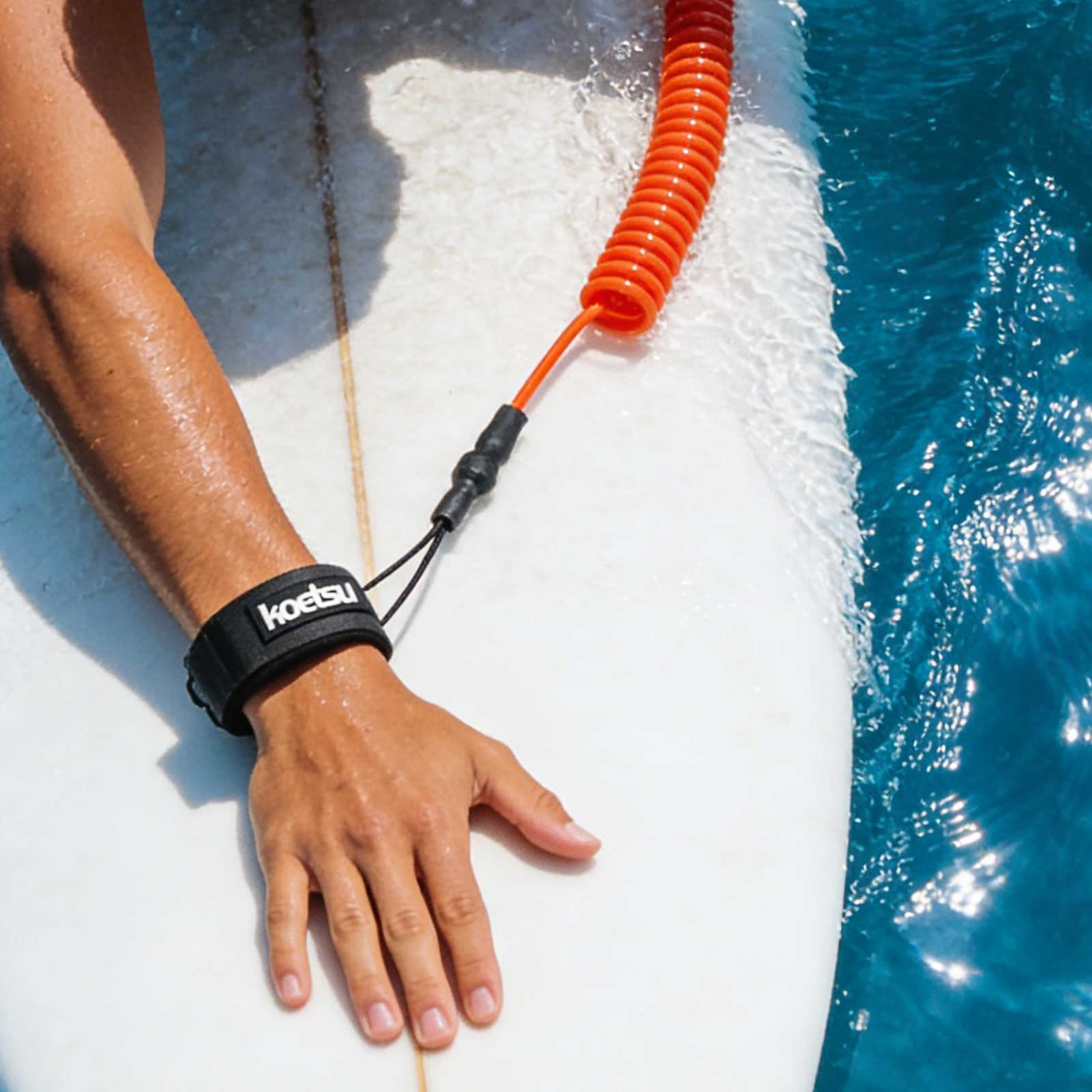 Coiled Bodyboarding Leash TPU  - Stand Up Paddle Leash ulasan dan harga