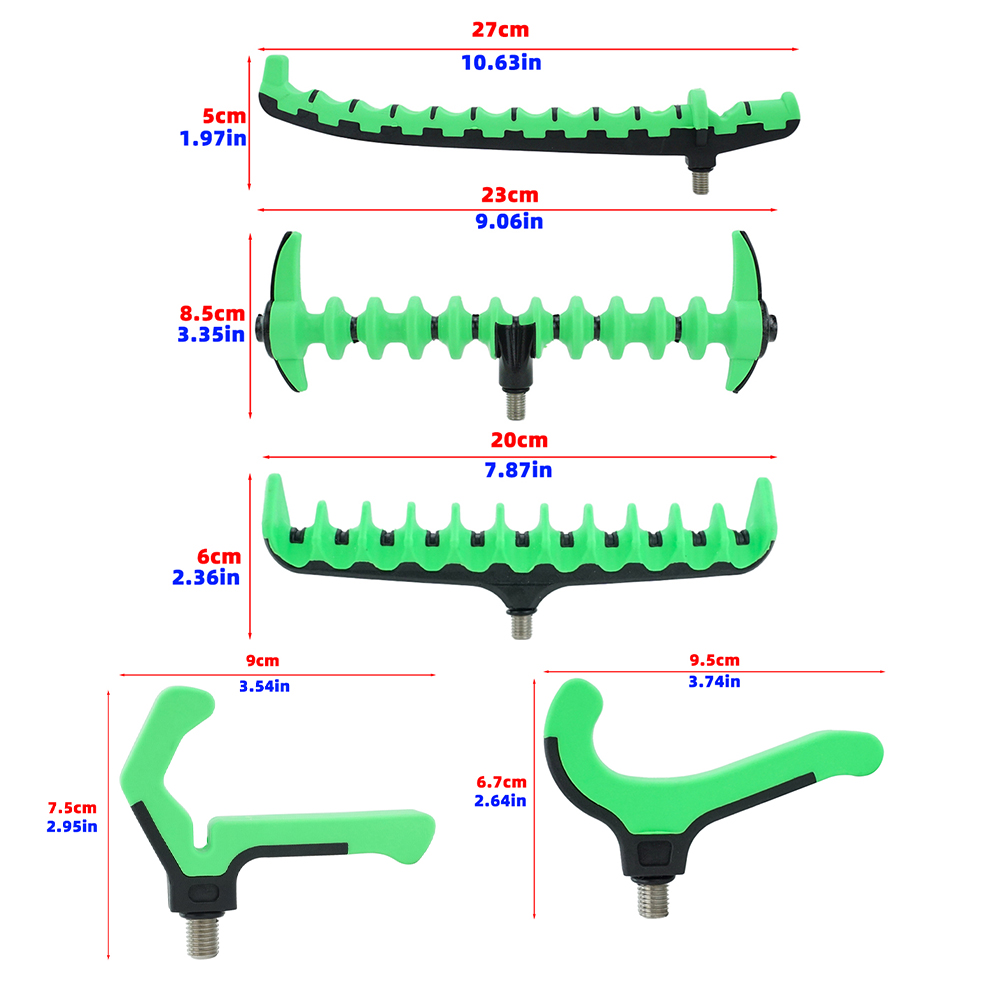 Hirisi 1pcs Feeder Rod Rest He - Head Racket Boom ulasan dan harga